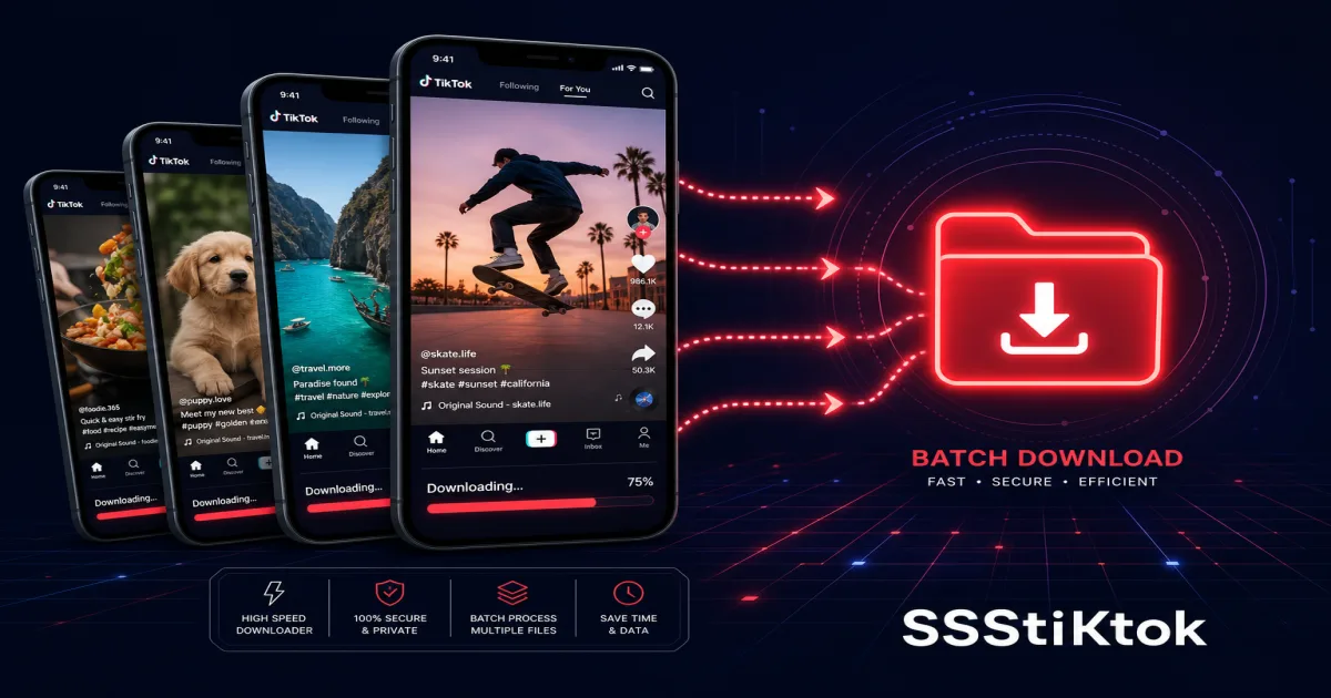 Download Banyak Video TikTok Sekaligus
