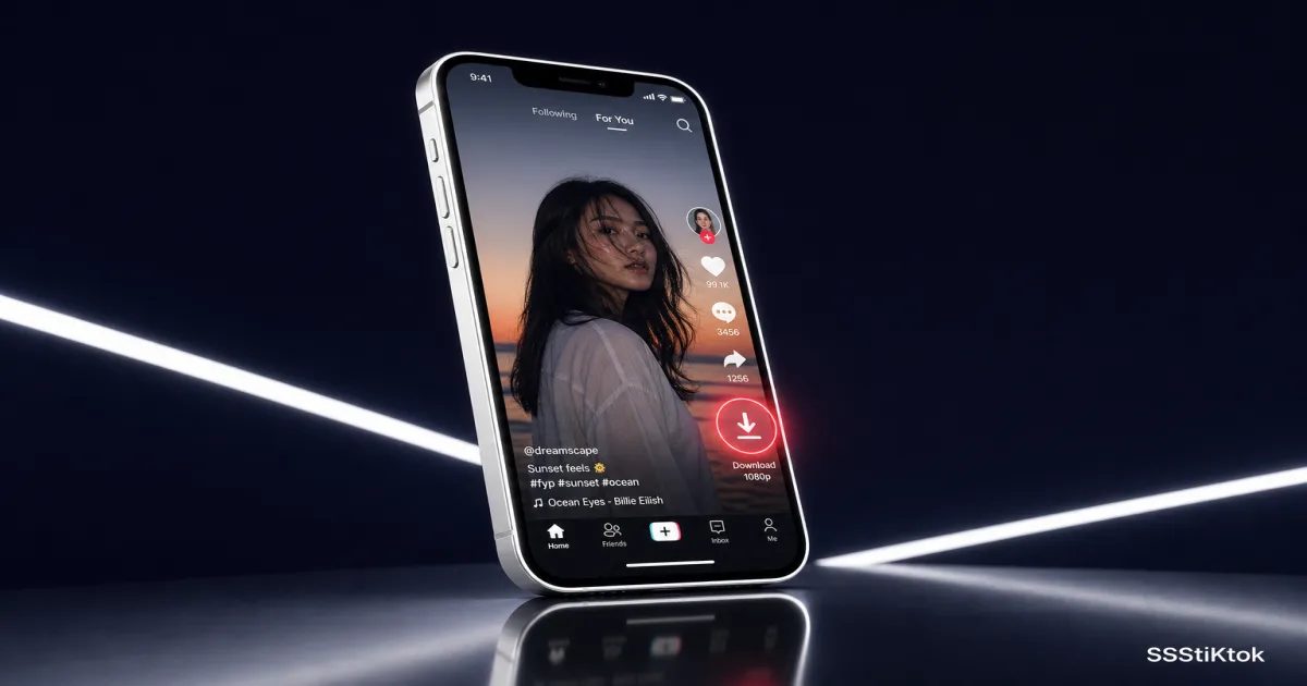 Simpan Video TikTok di iPhone iOS