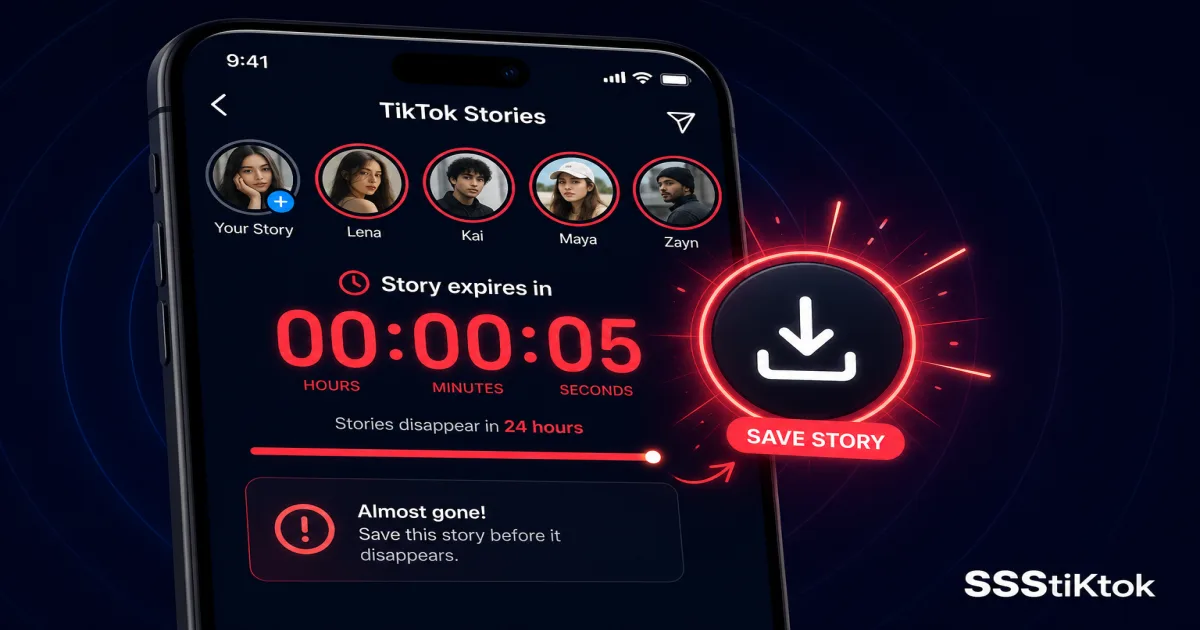 Cara Simpan Stories TikTok