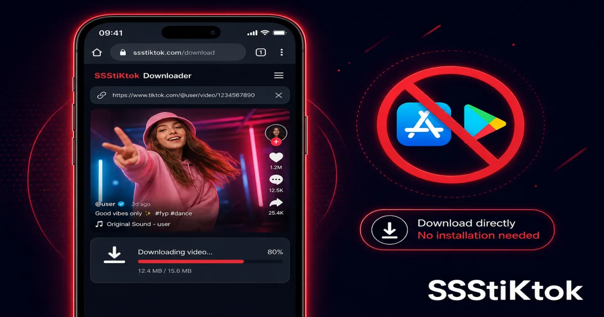 Download TikTok Tanpa Instal Aplikasi
