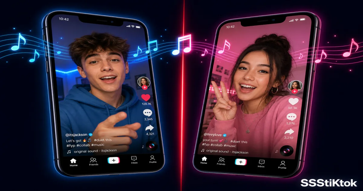 Cara Duet di TikTok dengan Kreator Lain