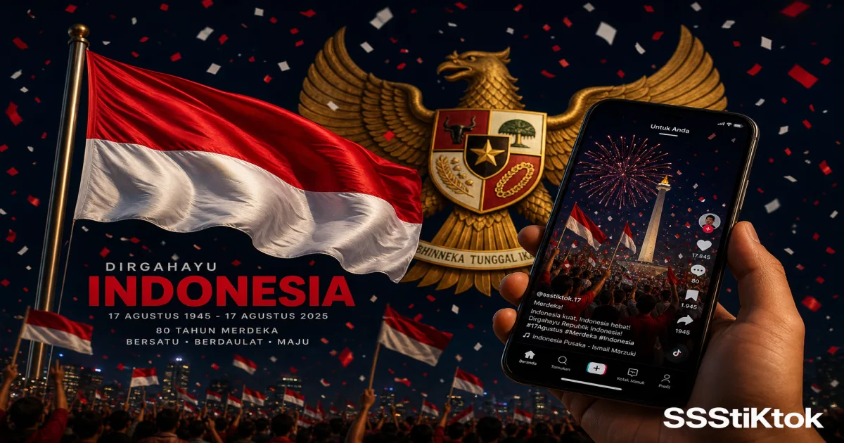 Konten TikTok Viral 17 Agustus